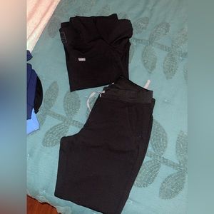 Figs Black Catarina Top & Zamora Joggers